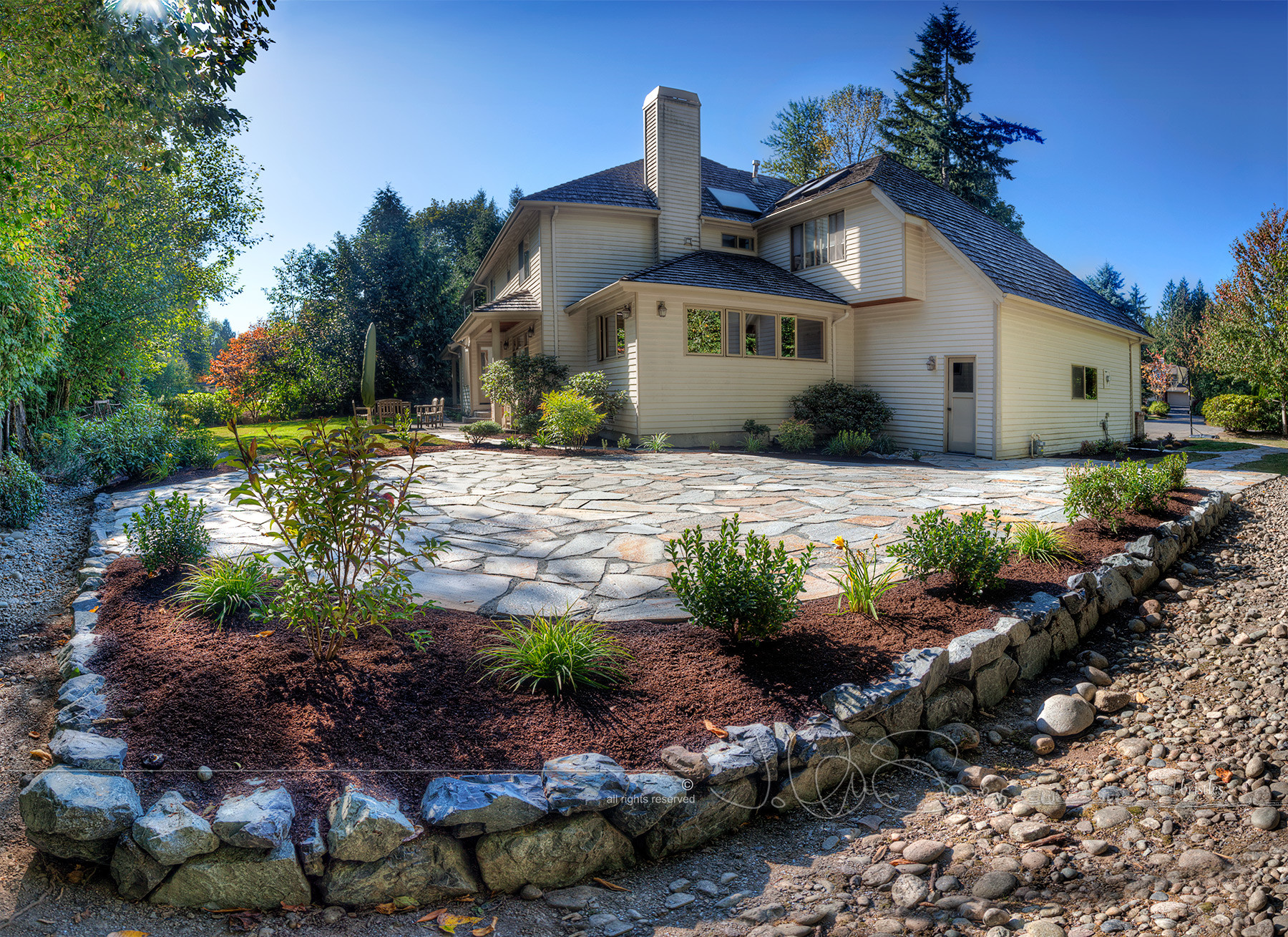 Stone patio