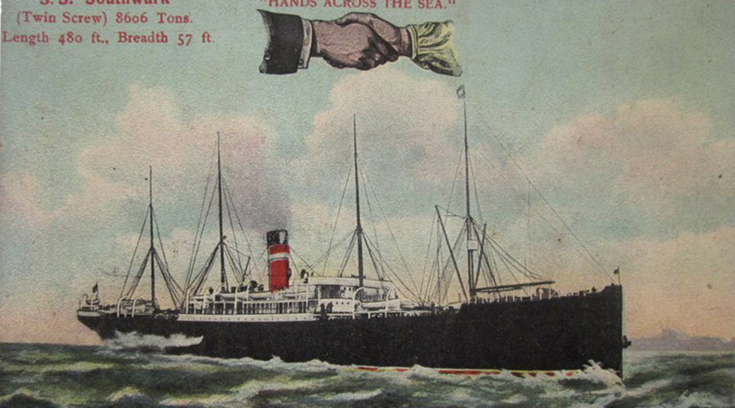 SS Southwark postcard