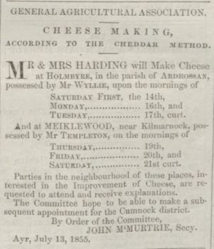 Ardrossan Herald 14 Jul 1855