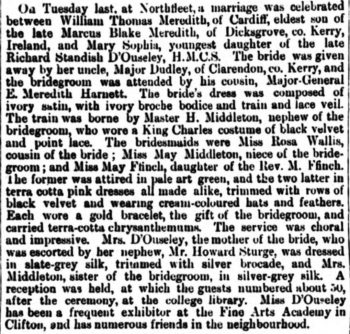 The Clifton Society 4 Dec 1890