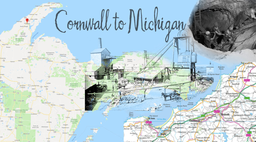 Miners left Cornwall for Michigan