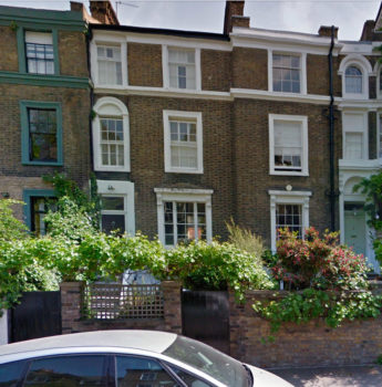 21 Gloucester Crescent, Camden Town, London (picture courtesy Google Street View)