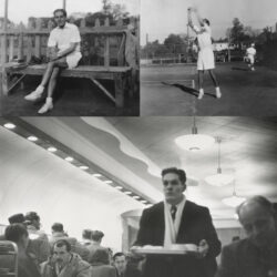 Tennis in Cairo and a BOAC cafeteria