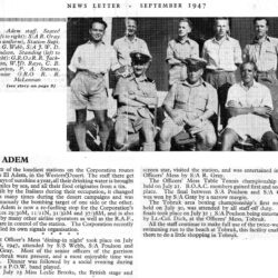 BOAC newsletter featuring El Adem staff