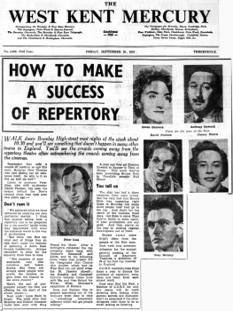 Article about building a repertory company